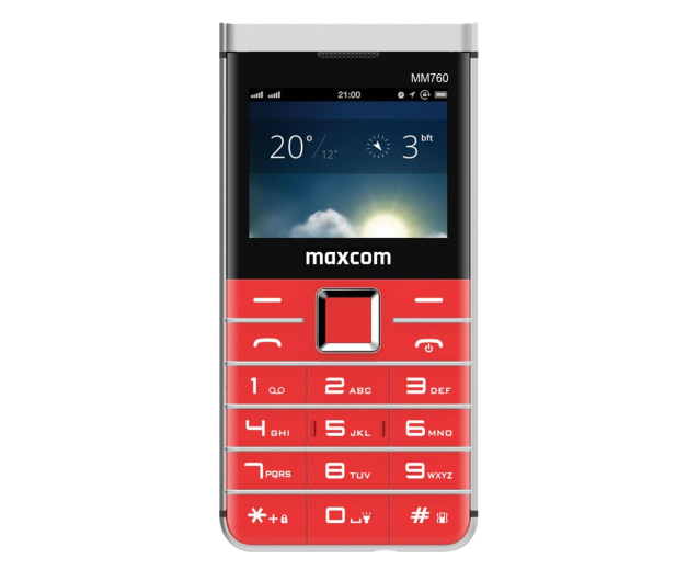 MAXCOM MM760 Czerwony - 1115049 - zdjęcie